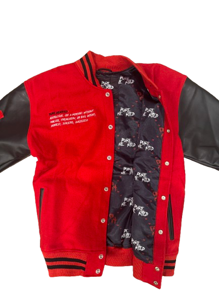 Pure Hearted Varsity Jacket