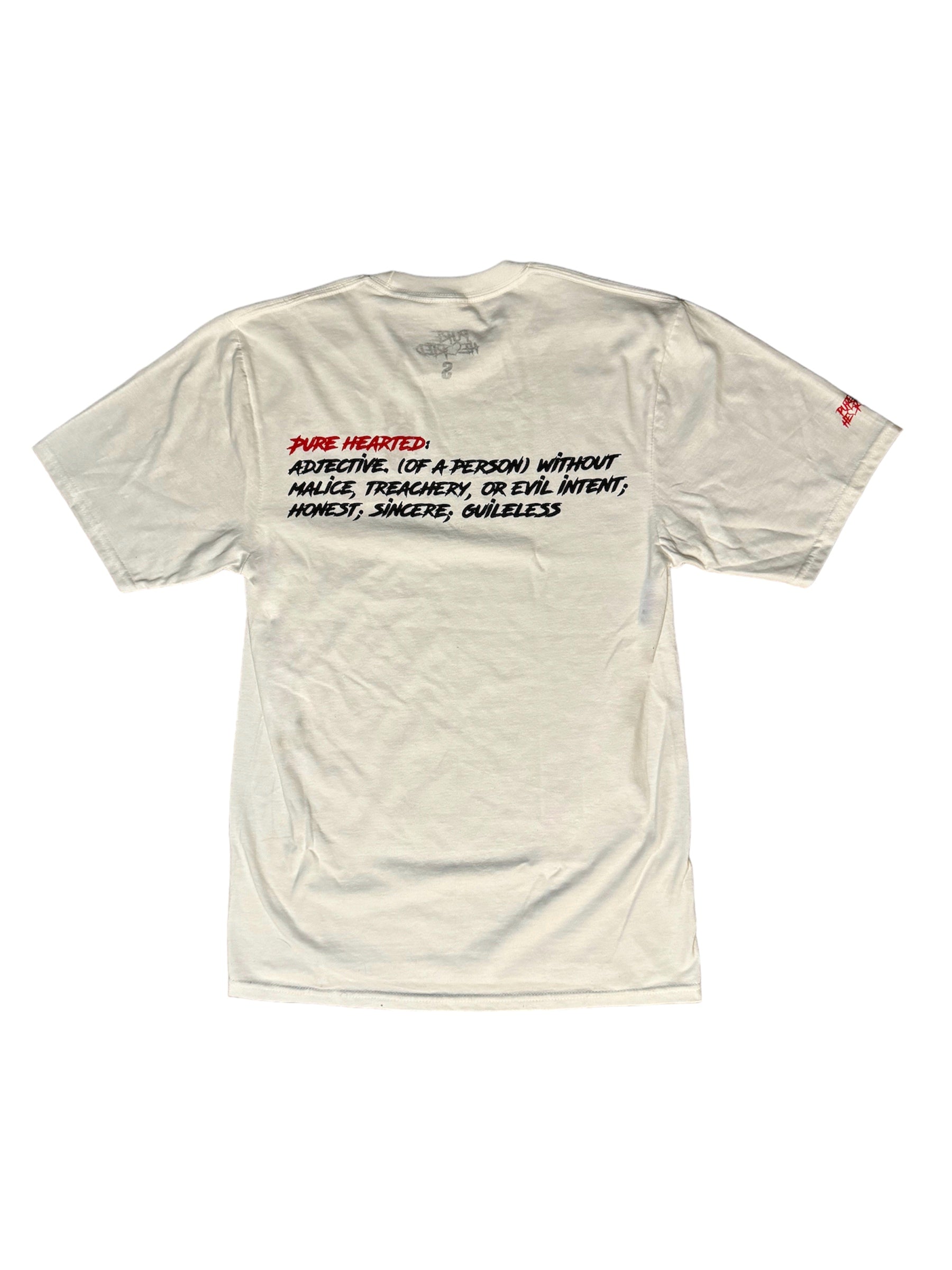 Pure Hearted White Definition T-Shirt